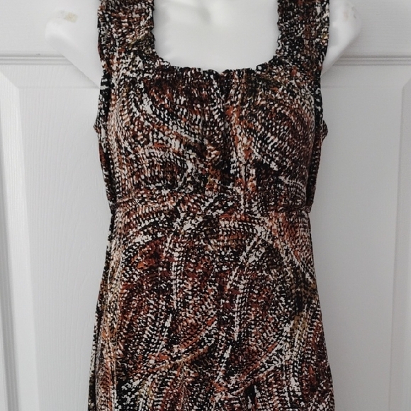 Axcess Multi-Color Patterned Midi Dress - Picture 5 of 10